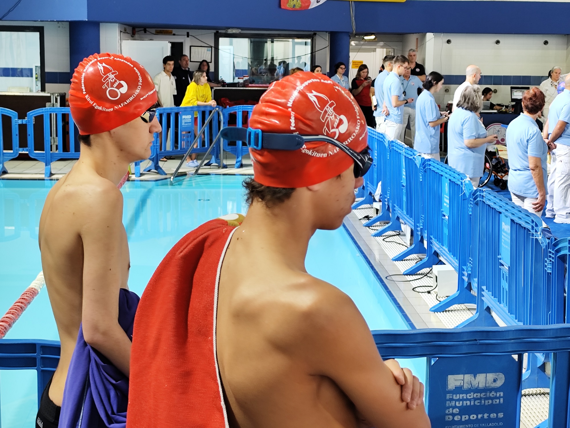 Navarra realizó un buen papel en el Campeonato de España Escolar de natación del CSD en Valladolid
